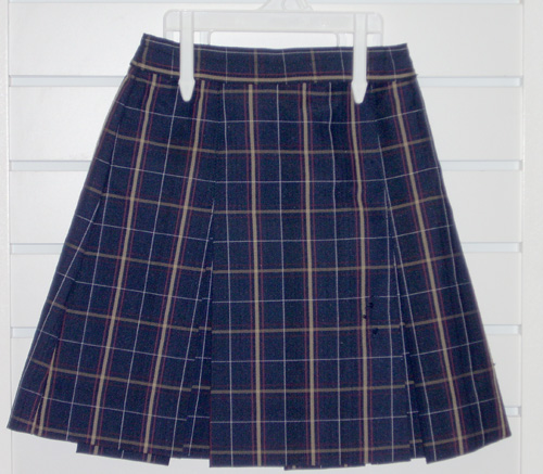 Two Kick Pleat Skirt
Plaid 6A